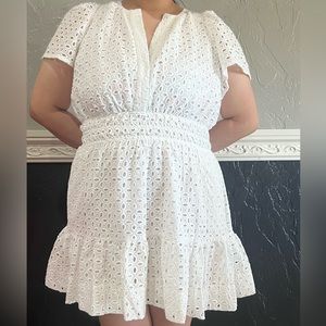 ANTHROGOLIE WHITE DRESS